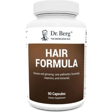Dr. Berg All-In-One Vitamins For Hair Skin & Nails With Biotin Saw Palmetto Dht Blocker 90 Caps