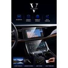 Velvoria Audi Q8 2020-2023 Multimedya Çift-Nano Glass-Ekran Koruyucu Navigasyon Ekran Koruyucu