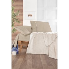 Monolisse Cozy Pike Takımı Tek Kişilik Bej 160*230 cm