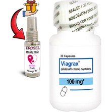 Ekobox Naturalia : Viagrax Erkeklerin Performanslarına Özel 30LU +Erosel Erotikmasaj Yağı Hediye