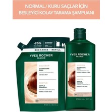 Yves Rocher Vegan Normal Kuru Saç Besleyici Kolay Tarama Şampuan Seti 300 ml + 600 ml Yedek
