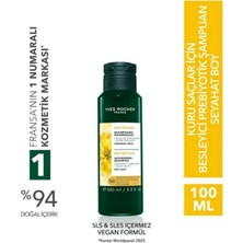 Yves Rocher Besleyici Prebiyotik Kuru Saç Vegan Tuzsuz Bakım Seyahat Boy Şampuan 100 ml