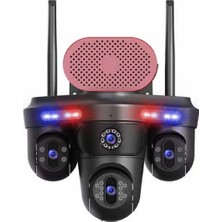 Esvision ES-705 4 Lens Çakarli Si̇renli̇ Wi̇fi̇ Kamera Adaptör Hediyeli