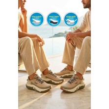 Walkway Flystep G Bej Memory Foam Unisex Spor Ayakkabı