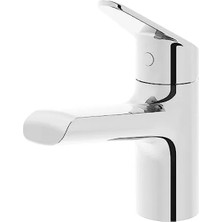 Hakay Kısa Lavabo Bataryası, Krom Kaplama, Modern Tasarım