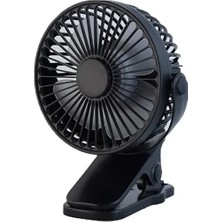 Hakay Mini Klipsli Vantilatör, 3 Kademeli Hız ve Taşınabilir Tasarım