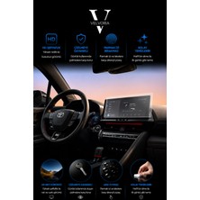 Velvoria Toyota C-Hr Hybrid 12.3 Inç Uyumlu Multimedya 9h Nano Anti-Broken Ekran Koruyucu