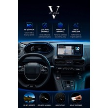 Velvoria Peugeot Rifter Yeni Kasa Gösterge ve Multimedya Uyumlu 9h Nano Ekran Koruyucu 2024 2025