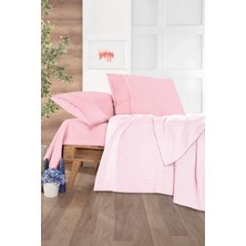 Monolisse Cozy Pike Takımı Tek Kişilik Açık Pembe 160*230 cm