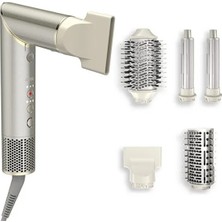 Hakay Sinbo SHD-1721, 1400W Turbo Bldc, 110.000 Rpm, 600 Milyon Iyon, 3 Isı ve 3 Hız Seçeneği, 5’i Bir Arada Saç Şekillendirici, Beşli Set