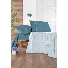 Monolisse Cozy Pike Takımı Tek Kişilik Indigo 160*230 cm