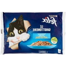 Hakay 4X85GR Somonlu ve Ton Balıklı Yaş Kedi Maması, Yetişkinler Için