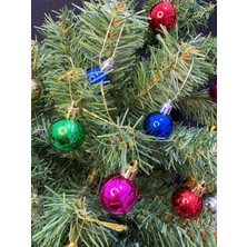 Eng Parti Dünyası Rengarenk Yılbaşı Ağacı Süsü 4cm 24’lü Set – Parlak Rengarenk Noel Topu | ENG-101 |