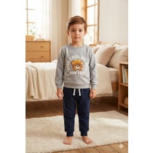 Mj Kids Süzene Nakışlı Ikili Erkek Çocuk Takımı 1,2,3 Yaş