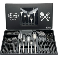 Empressco Arvey 30 Parça 6 Kişilik Çatal Kaşık Takımı Sivri Model (Kutulu) - Fiyatı, Yorumları