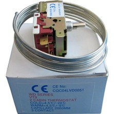 Universal Mıngtong Termostat K60 Defrozlu 2 Kontak 120 cm