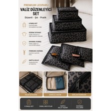 Empressco Morbebe Premium Leoparlı 6’lı Valiz Düzenleyici Set I Seyahat Organizer Çantası I Bavul Içi Düzenleyici - Fiyatı, Yorumları