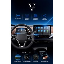 Velvoria Volkswagen Id.3 Navigasyon ve Gösterge Paneli Nano Glass Ekran Koruyucu Multimedya Ekran Koruyucu
