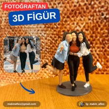 Makinafleo Kişiye Özel 3 Kişilik 3D Figür (10CM)