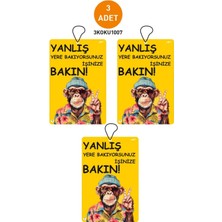 3'lü Set Özel Tasarımlı Dekoratif Askılı Mesajlı Oto Kokusu ve Araç Kokusu