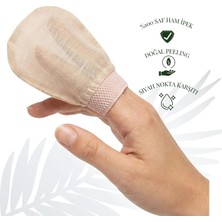 Frondia %100 Saf Ham İpek Yüz Kesesi (2'li Paket) | Doğal Peeling, Siyah Nokta & Ölü Deri Temizleyici | Hassas Ciltler İçin Arındırıcı Kese Seti
