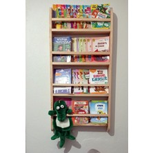 Empressco Tree World Montessori Çocuk Odası Kitaplığı Ahşap Ham Verniksiz Doğal Kitaplık 100*50*9 Ahşap Kitaplık - Fiyatı, Yorumları