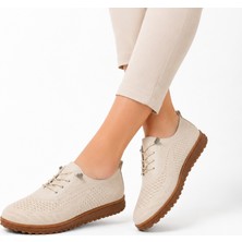 Tarzbu Casual Topuk Dikeni Için Ortapedik Tabanlı Loafer Makosen Kadın Günlük Yumuşak Ayakkabı Tarzloaferyaz1