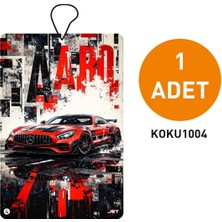 Spor Araba Tasarımlı Dekoratif Askılı Oto Kokusu ve Araç Kokusu
