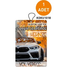 Özel Araç ve Yazı Tasarımlı Dekoratif Askılı Oto Kokusu ve Araç Kokusu