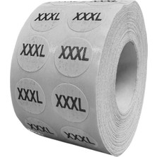 Örenler Plastik 15 Çap Beden Etiketi (2.500'LÜ Rulo) 3xl