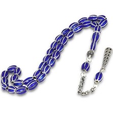 Mirari Jewelry Mine Işçilikli Gümüş Kaplama Ayyıldız Püsküllü Tesbih