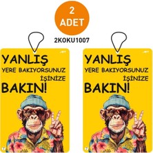 2'li Set Özel Tasarımlı Dekoratif Askılı Mesajlı Oto Kokusu ve Araç Kokusu