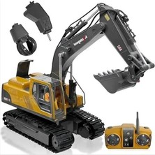 Hakay Işıklı ve Sesli Uzaktan Kumandalı Metal Ekskavatör, 2.4ghz
