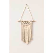 Mesa Store Modern Makrome Duvar Süsü - El Yapımı Bohem Duvar Dekorasyonu (30X20 Cm)