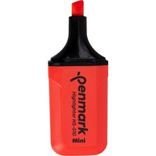 Penmark Mini Pastel Kırmızı Fosforlu Kalem
