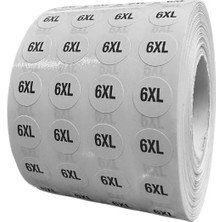 Örenler Plastik 10 Çap Beden Etiketi (5.000'LI Rulo) 6xl
