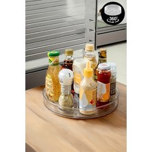 Empressco Mutfak Köşesi Lumora 360 Döner Dolap Içi Organizer – Şeffaf Baharat & Sos Düzenleyici 23,5 cm - Fiyatı, Yorumları