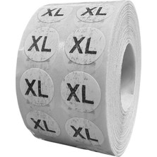 Örenler Plastik 15 Çap Beden Etiketi (2.500'LÜ Rulo) Xl