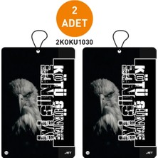 2'li Set Kartal Temalı Özel Tasarımlı Konuşan Dekoratif Oto Kokusu ve Araç Kokusu