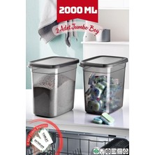 Empressco Nandy Home 2000 ml Jumbo Boy Tablet + Deterjan Saklama Kabı 2