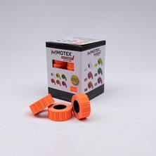 Örenler Plastik Moteks Etiketi Renkli 800'LÜ (24 Rulo) Kırmızı
