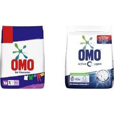 Toz Çamaşır Deterjanı Sık Yıkananlar 5 Kg(1) Omo Oxygen Toz Çamaşır Deterjanı Beyazlar Için, 4.5 Kg(1)