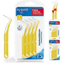 one drop only® - 3 x 8'li blister ınterdental fırça 0,7 mm (l) + 2 diş arası fırçası /interdental fırça & ara diş temizleme fırçası / diş fırçaları ile en ıyi ağız hijyeni