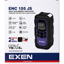 Exen ENC155JS Şarjlı Lastik Şişirme