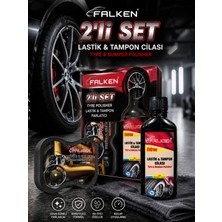 Black Gold Lastik Parlatıcı & Tampon Cilası Sünger Hediyeli Profesyonel Oto Bakım Seti 2’li Set