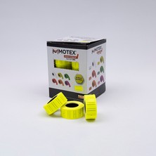 Örenler Plastik Moteks Etiketi Renkli 800'LÜ (24 Rulo) Sarı