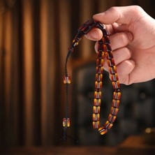 Mirari Jewelry Osmanlı Ateş Benzetme Sistemli Kehribar Tesbih