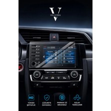 Velvoria Honda Civic Fc5 Makyajlı Kasa Multimedya Glass Ekran Koruyucu 2019-2022 Nano Ekran Koruyucu