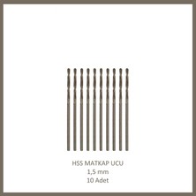 Adilon Hss Matkap Ucu 1,5 Mm, Metal, Ahşap, Plastik Için (10 Adet)