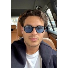Ren Eyewear Drave Erkek Güneş Gözlüğü UV400 Korumalı Lacivert Cam Extra Hafif Siyah Çerçeve